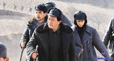 《建国大业》探班化妆间里才确定和谁演对手戏