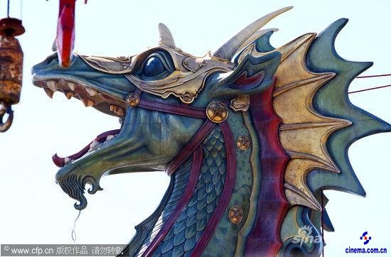 《纳尼亚传奇3》豪华龙头船曝光展露中国风(图)